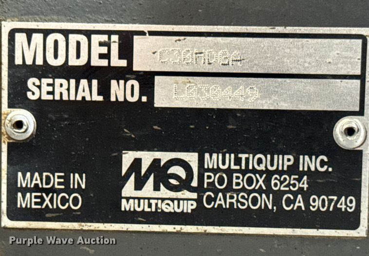 image for item EM8148 Multiquip Mayco C-30HDGA concrete pump