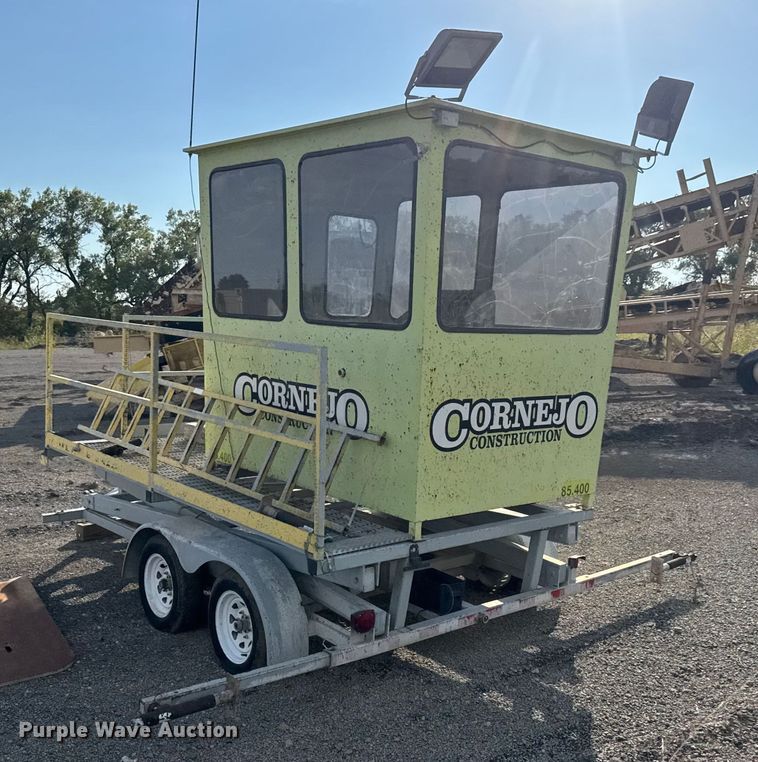 image for item EM8286 Shop built observation tower trailer