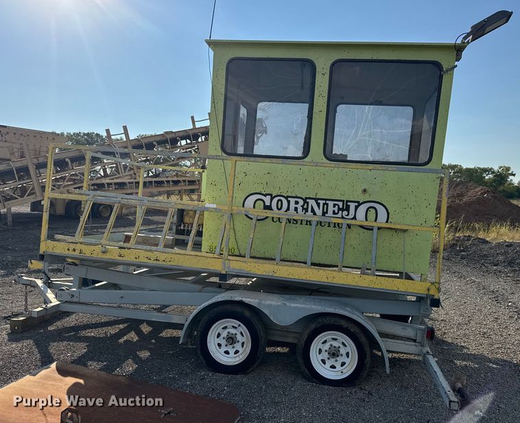 image for item EM8286 Shop built observation tower trailer