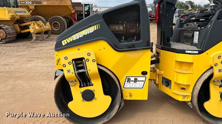 image for item EN5612 2018 Bomag BW138AD-5 double drum vibratory roller