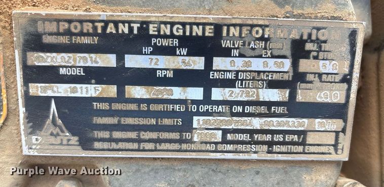 image for item EN5647 Bomag BW 172PDB-2 single drum vibratory roller