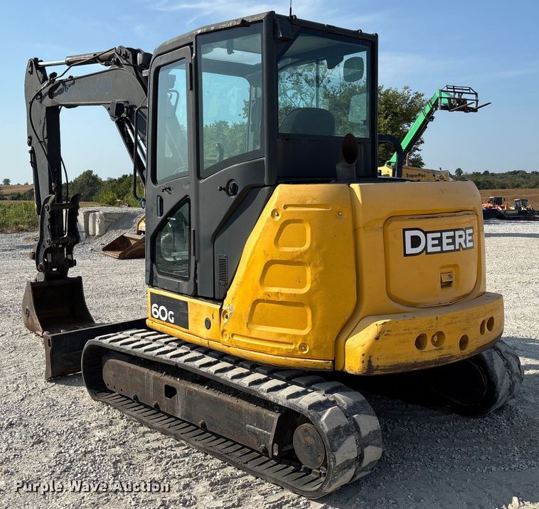 image for item EN7002 2014 John Deere 60G mini excavator