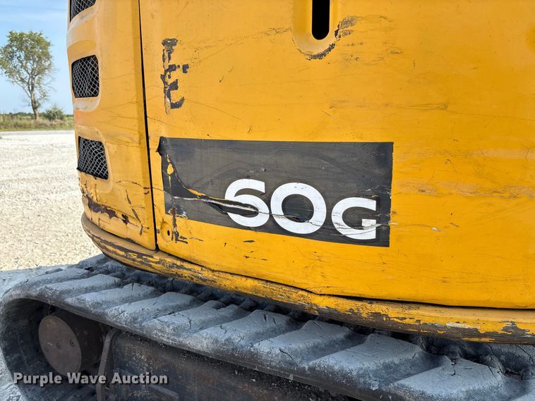 image for item EN7002 2014 John Deere 60G mini excavator