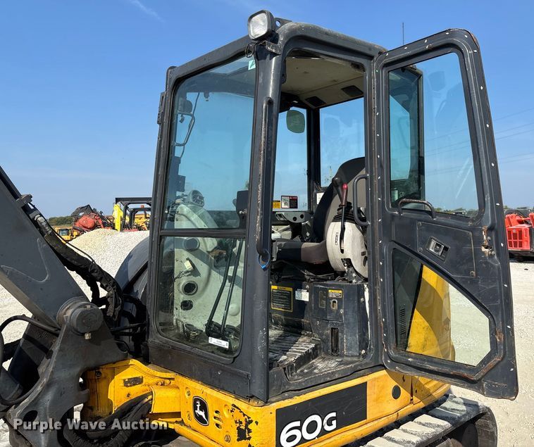image for item EN7002 2014 John Deere 60G mini excavator
