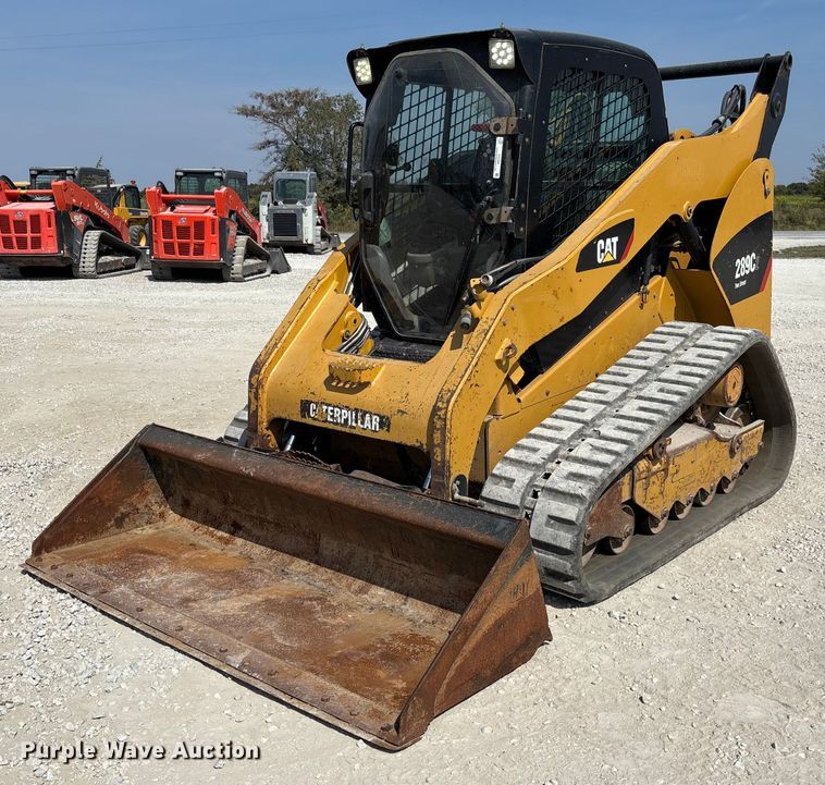 MINI CARGADOR SOBRE RUEDAS 2012 CATERPILLAR 289C2