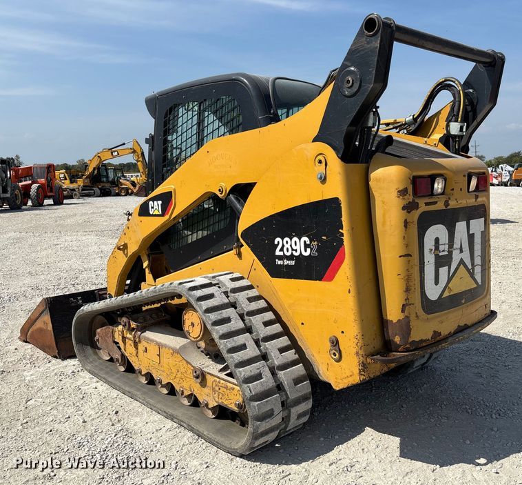 image for item EN7005 2012 Caterpillar 289C2 skid steer loader