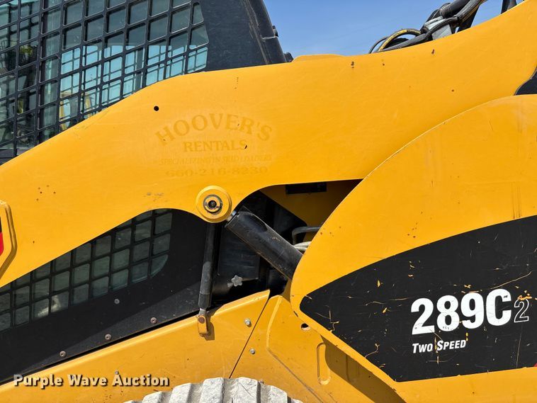 image for item EN7005 2012 Caterpillar 289C2 skid steer loader