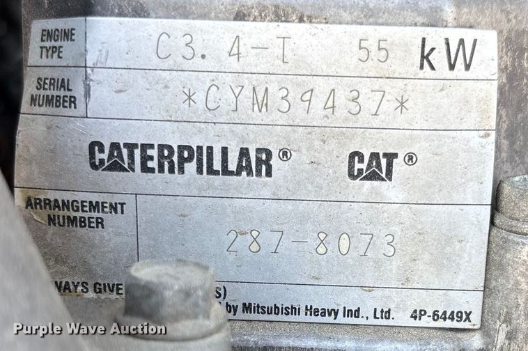 image for item EN7005 2012 Caterpillar 289C2 skid steer loader