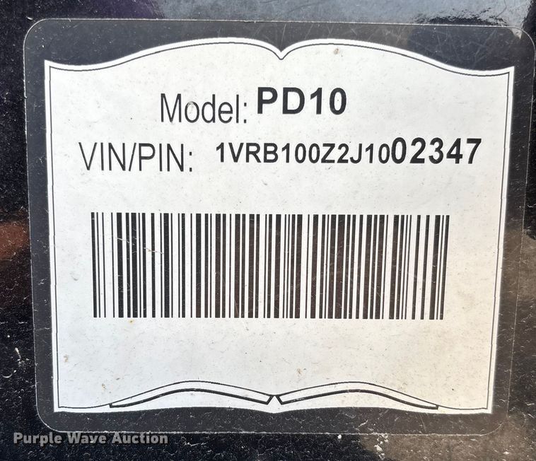 image for item EN7017 2018 Vermeer PD10 pile driver