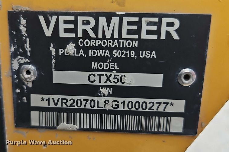 image for item EO4697 2016 Vermeer CTX50 compact utility loader