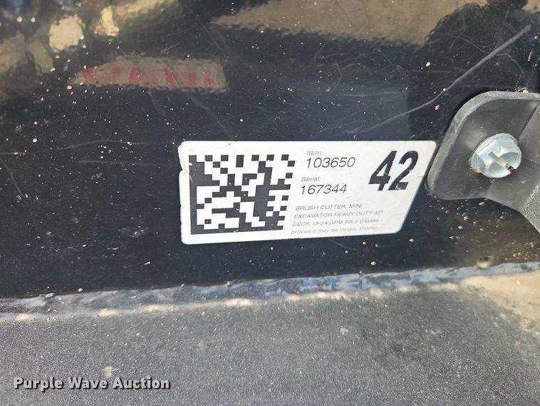 image for item EO4702 Blue Diamond 103650 excavator rotary mower