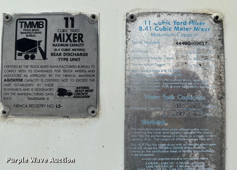 image for item EP0657 1997 Mack RD690S ready mix truck