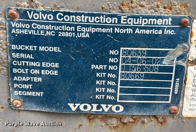 image for item EP0663 2007 Volvo L70F wheel loader