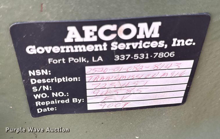 image for item ER0065 Rebuilt Caterpillar transmission