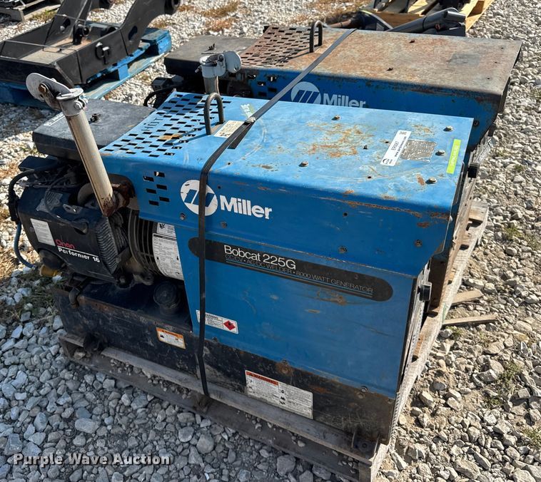 image for item ER0067 (2) Miller Bobcat 225G welders