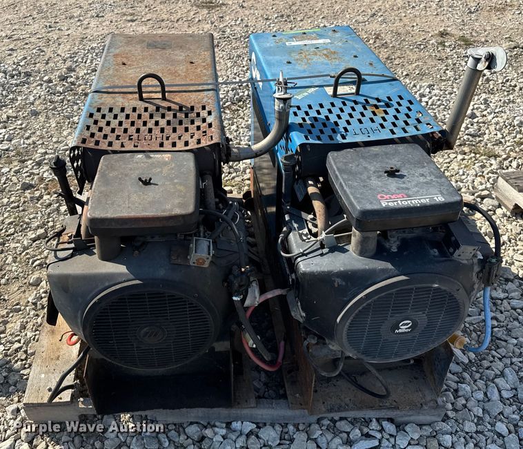 image for item ER0067 (2) Miller Bobcat 225G welders