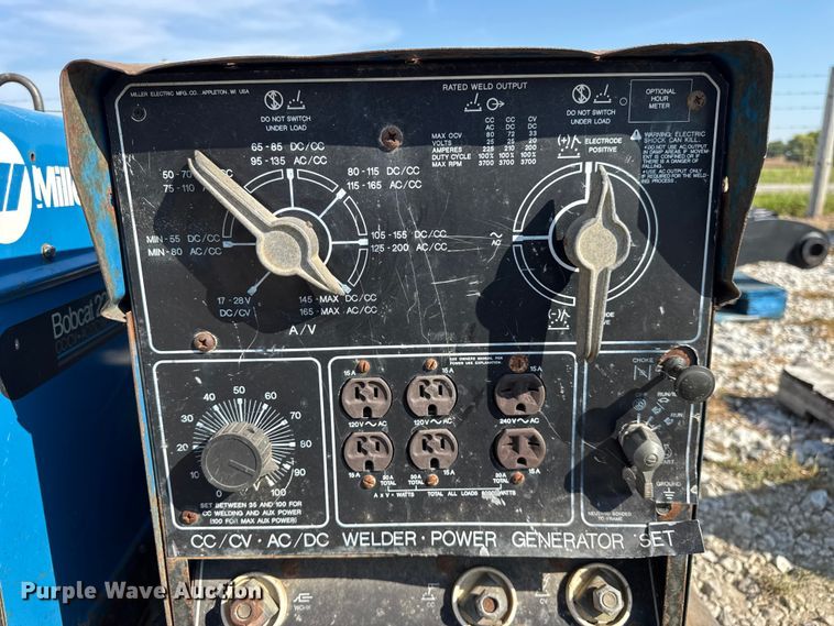 image for item ER0067 (2) Miller Bobcat 225G welders
