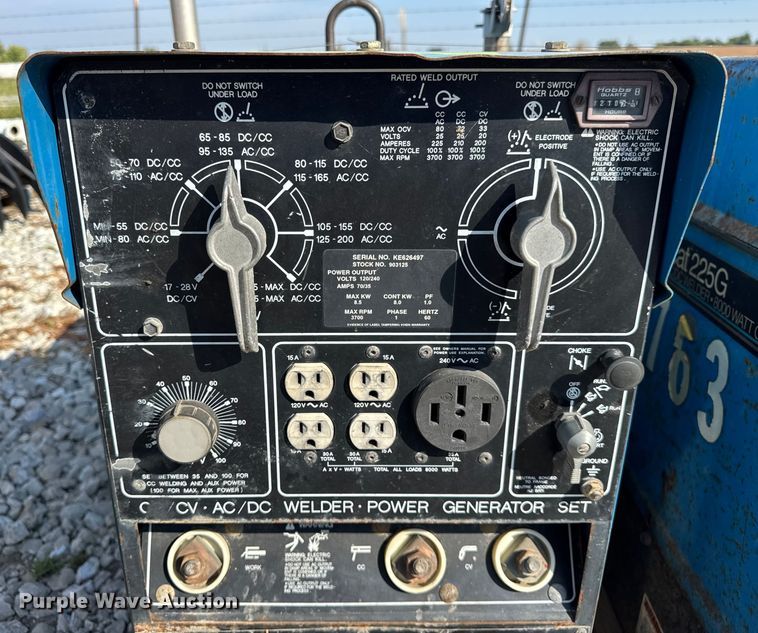 image for item ER0067 (2) Miller Bobcat 225G welders