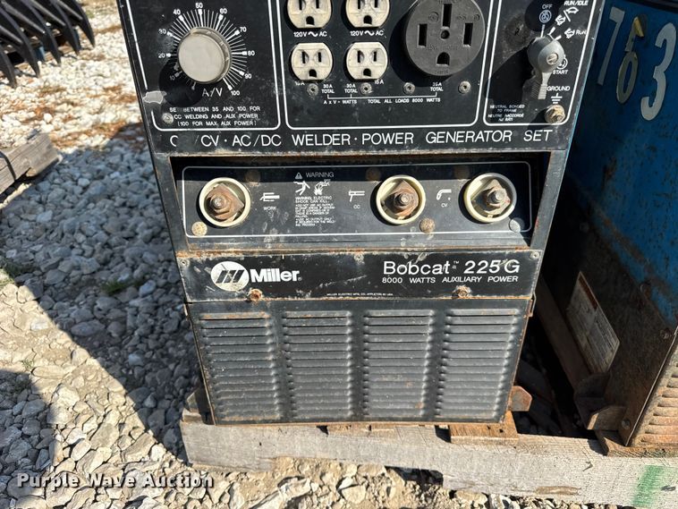 image for item ER0067 (2) Miller Bobcat 225G welders