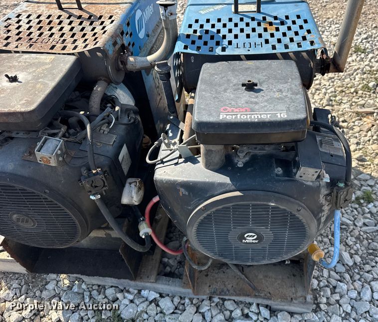 image for item ER0067 (2) Miller Bobcat 225G welders