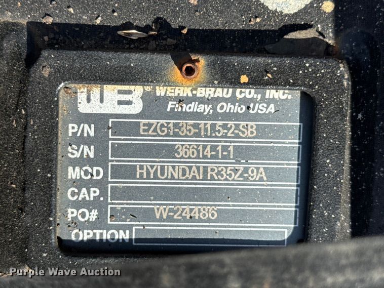 image for item ER0072 Werk Brau Hyundai R35Z-9A excavator thumb