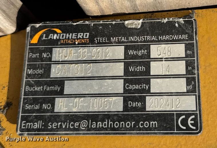 image for item ER0092 2024 Landhero CAT312 excavator thumb