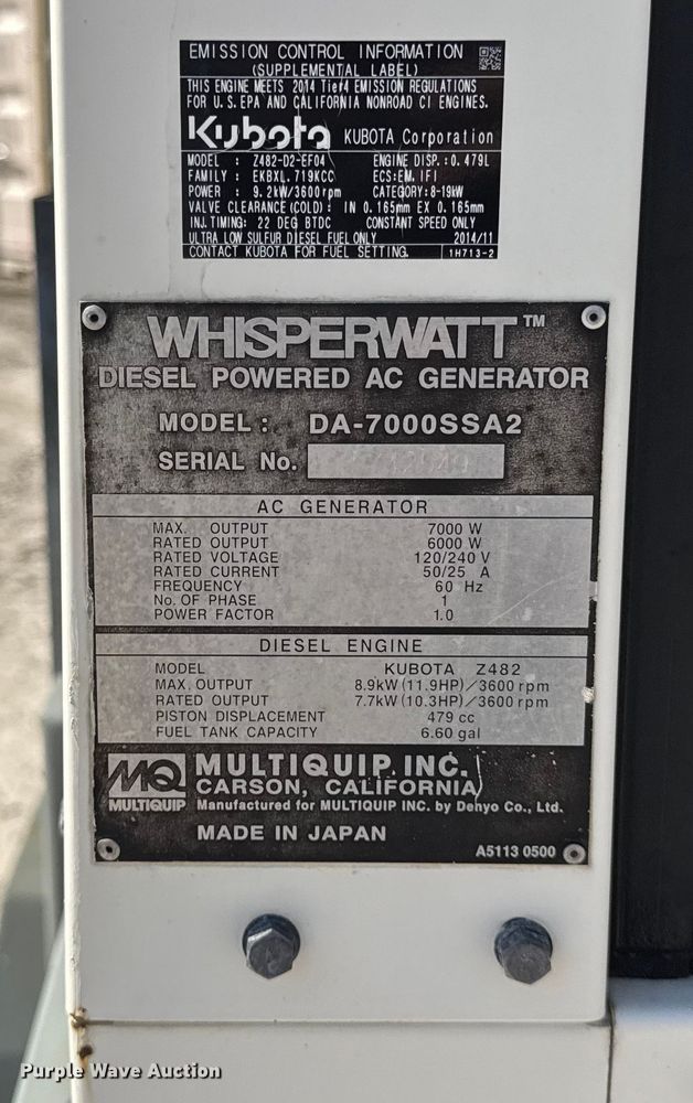 image for item ER0102 2014 Wacker Neuson Heater E1100  ground heater