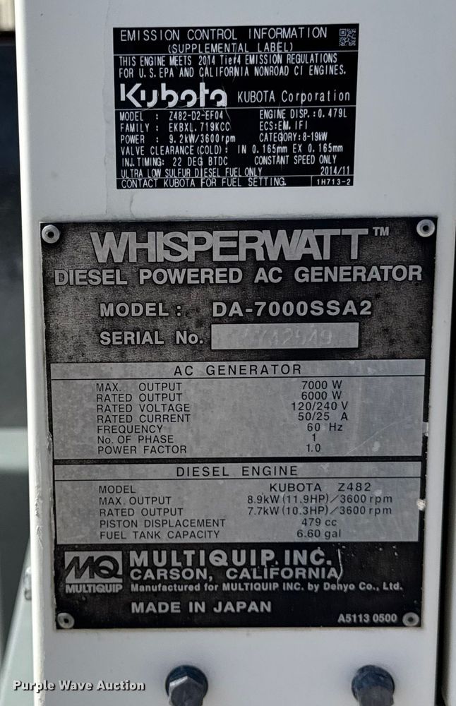 image for item ER0102 2014 Wacker Neuson Heater E1100  ground heater