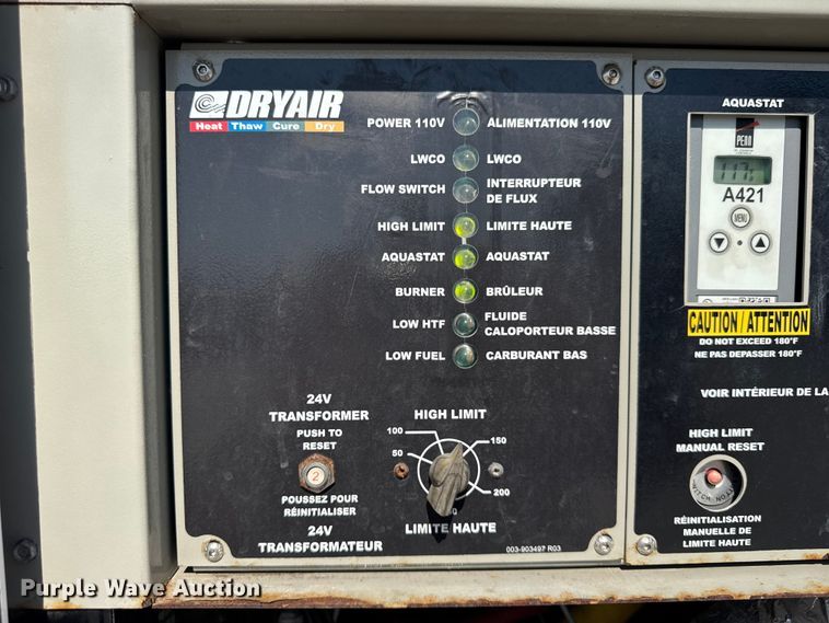 image for item ER0103 2017 Dryair 400GTS ground heater