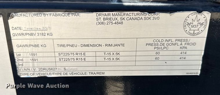 image for item ER0103 2017 Dryair 400GTS ground heater