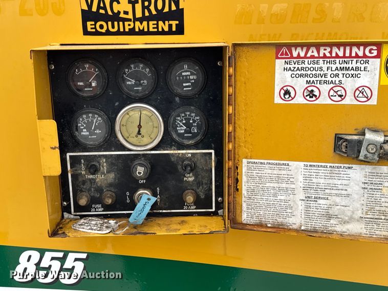 image for item ER0120 2012 Vermeer SDT 855 vacuum excavator