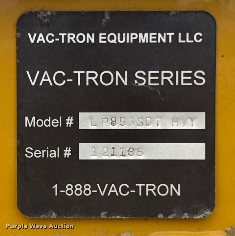 image for item ER0120 2012 Vermeer SDT 855 vacuum excavator