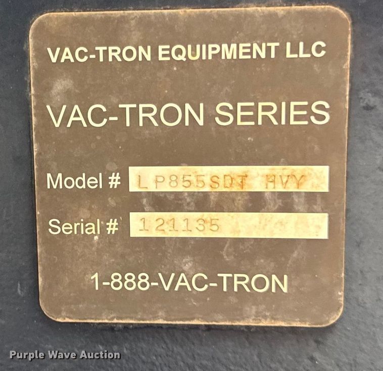 image for item ER0120 2012 Vermeer SDT 855 vacuum excavator