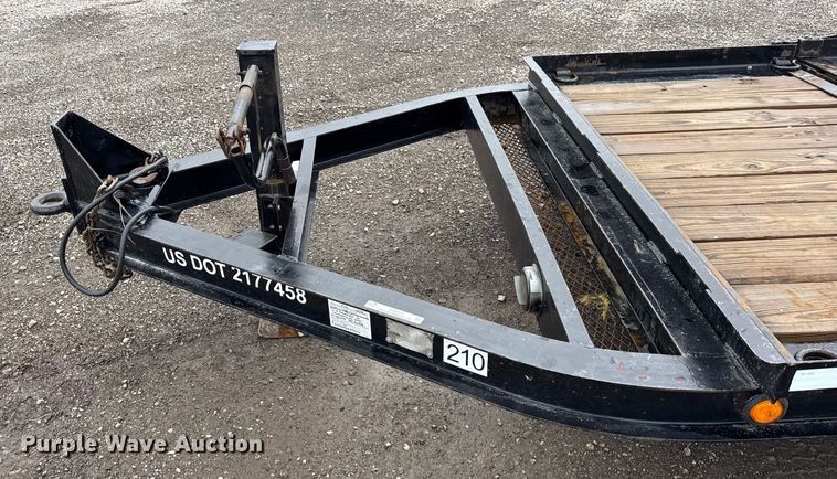 image for item ER0124 2010 Belshe TB14 tilt deck equipment trailer