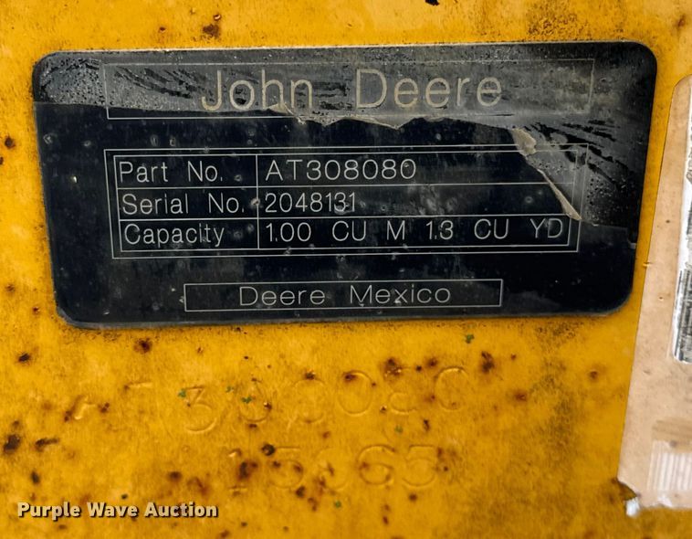 image for item ER0126 John Deere John Deere backhoe attachments