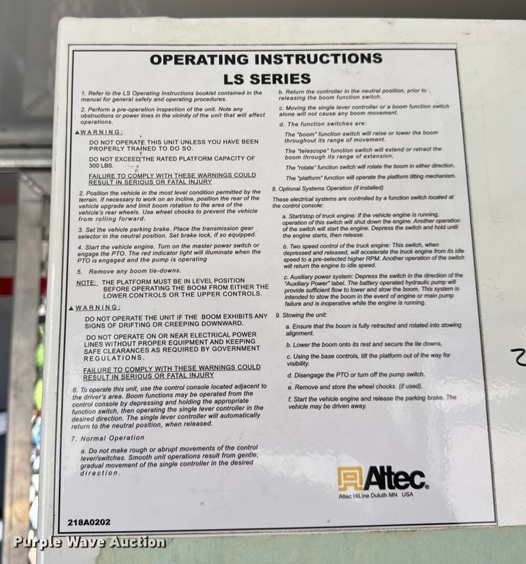 image for item ER0129 2009 Freightliner S2106 bucket truck