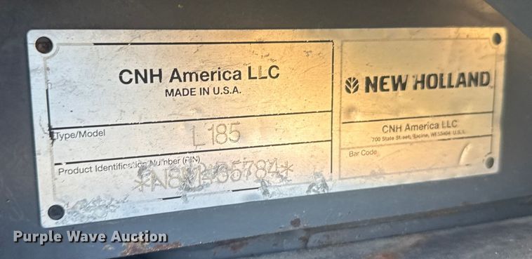 image for item ER2464 2008 New Holland L185 skid steer loader