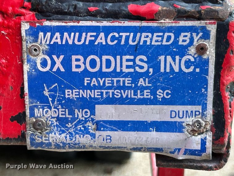 image for item ET3202 2007 International 7500 dump truck