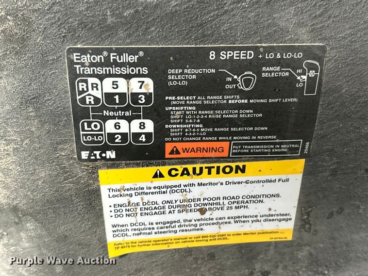 image for item ET3202 2007 International 7500 dump truck