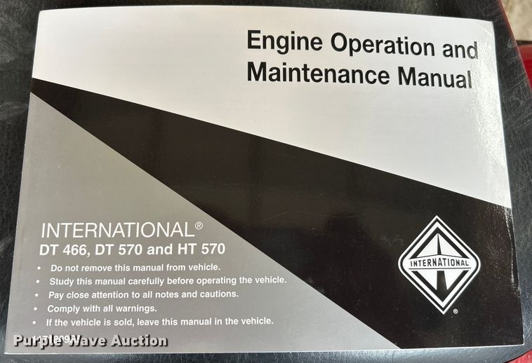 image for item ET3202 2007 International 7500 dump truck