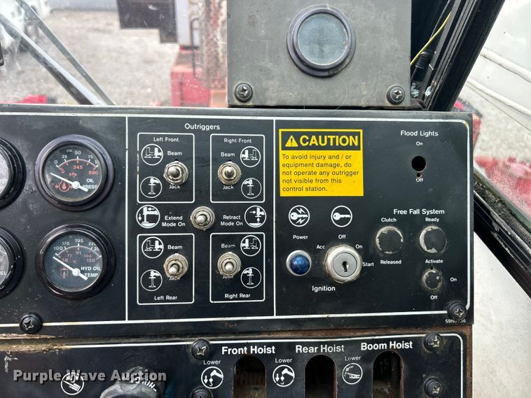 image for item ET3207 1984 Link-Belt HTC-814 crane