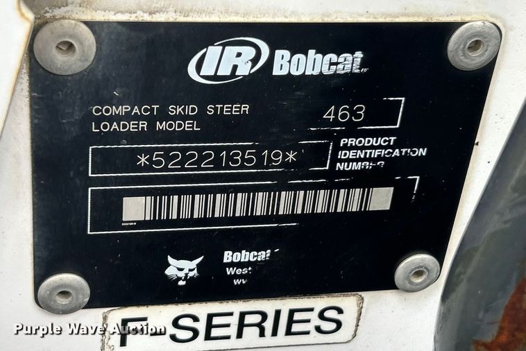 image for item ET3208 2005 Bobcat 463 skid steer loader