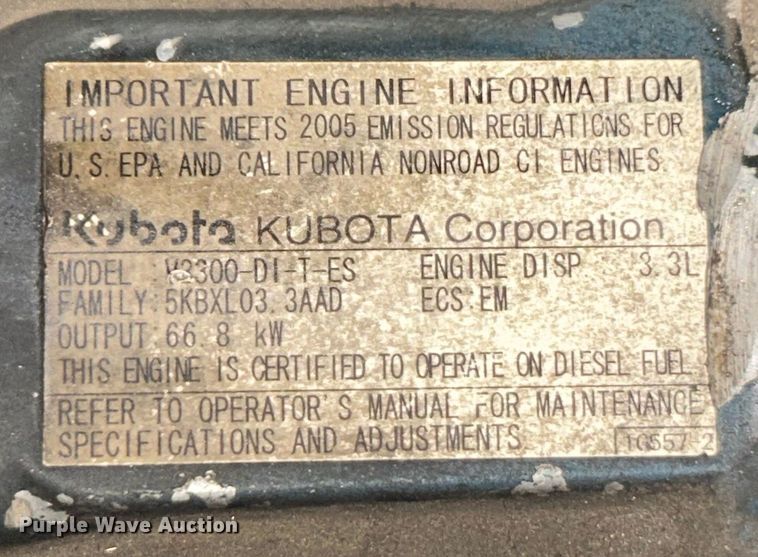 image for item ET3452 2005 Bobcat T250 tracked skid steer loader