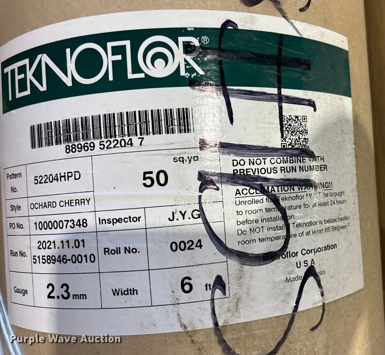 image for item ET4651 (11) rolls of flooring