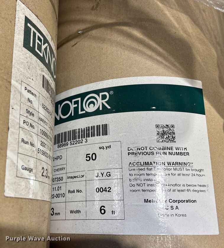 image for item ET4651 (11) rolls of flooring