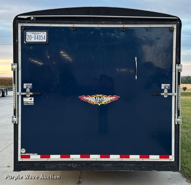 image for item ET4670 2016 H and H enclosed cargo trailer