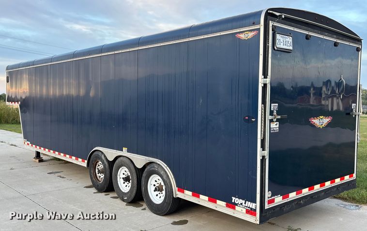 image for item ET4670 2016 H and H enclosed cargo trailer