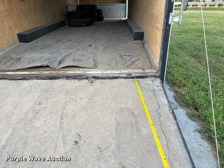 image for item ET4670 2016 H and H enclosed cargo trailer