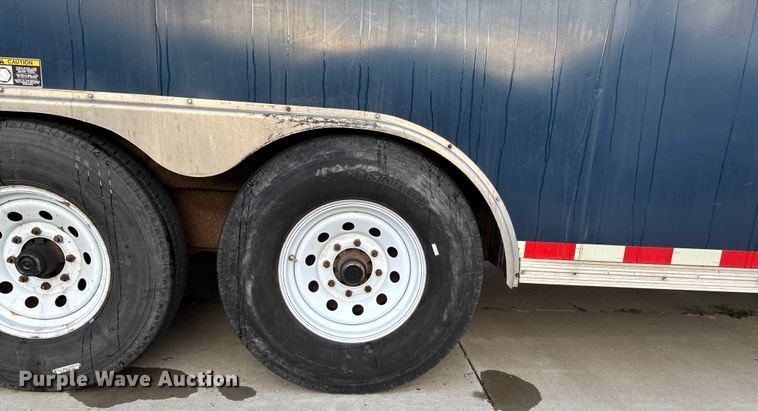 image for item ET4670 2016 H and H enclosed cargo trailer