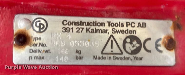 image for item ET4673 Construction Tool PC AB RX 4 skid steer breaker